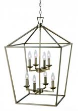  10268 ASL - Lacey 19" Pendant Style Cage Chandelier